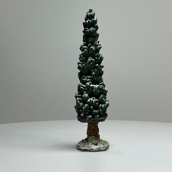 Dept 56 Village Snowy Evergreen Trees - Skinny Tree - Loose Figurine - 1995 - Picture 3 of 4